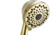 Delta Faucet 7-Spray Touch-Clean Hand Held Shower Head with Hose, Polished Brass 59346-PB-PK Home |
