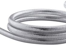 KOHLER K-45982-CP Awaken 60-Inch Ribbon Hose, Use with Handshower, Swivel Base, Durable & Flexible Polymer Blend, Polished Chrome, One Size