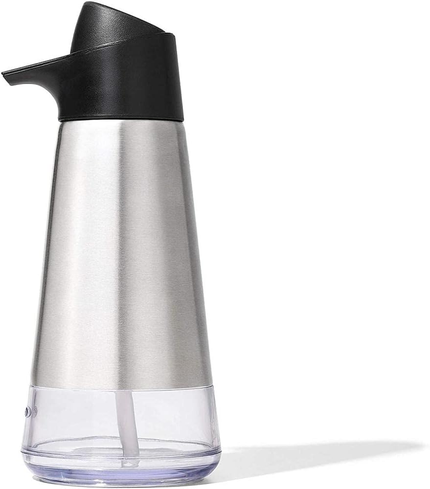 OXO Good Grips Stainless Steel Easy Press Soap Dispenser OXO Good Grips Stainless Steel Easy Press Soap Dispenser