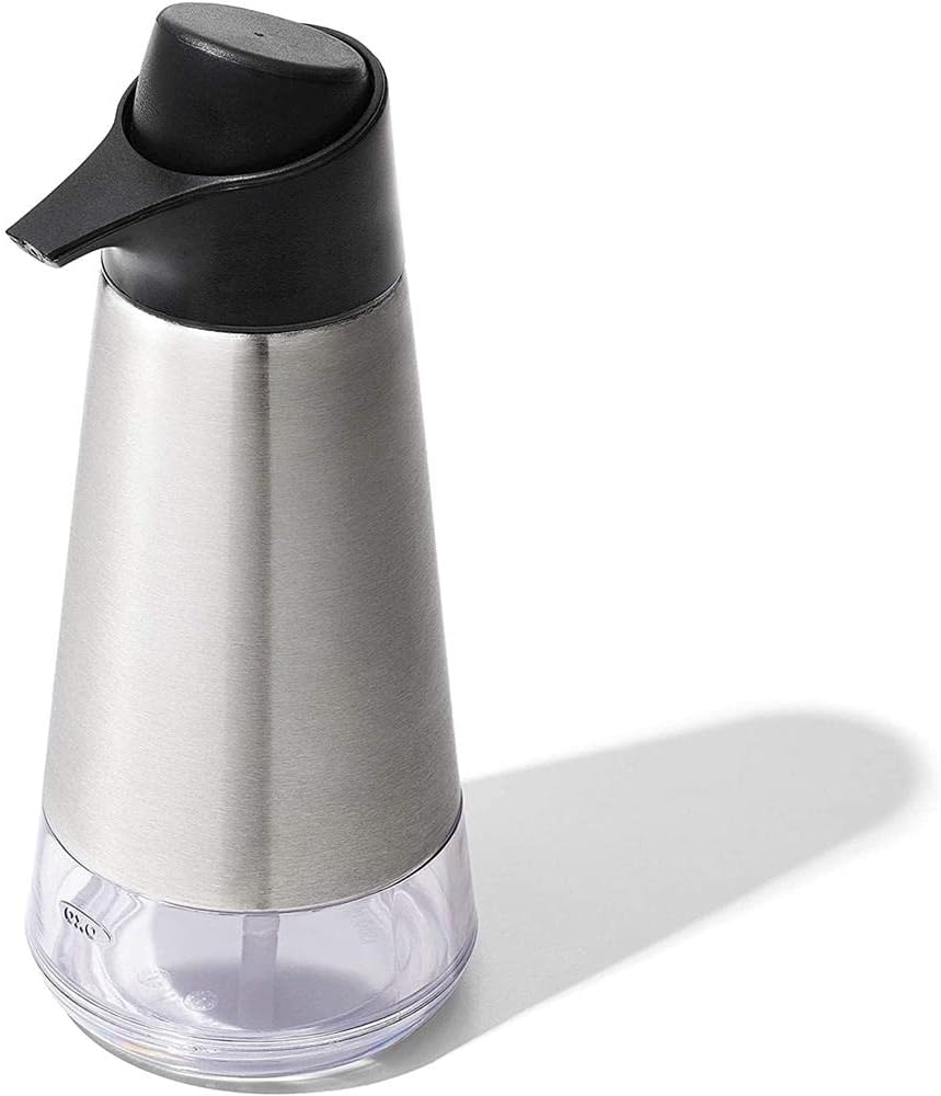 OXO Good Grips Stainless Steel Easy Press Soap Dispenser OXO Good Grips Stainless Steel Easy Press Soap Dispenser